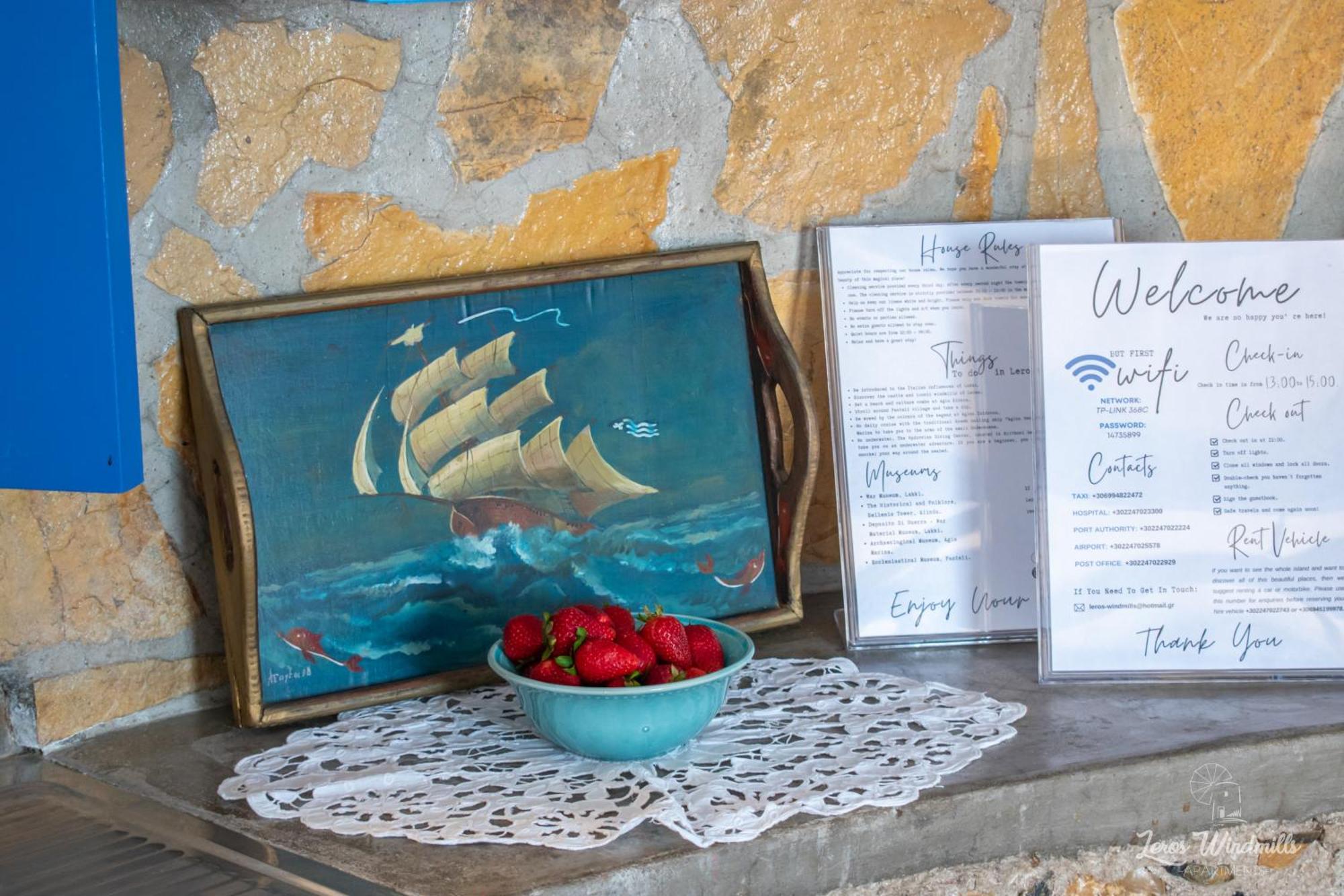 Leros Windmills Apartment Panteli Exterior photo